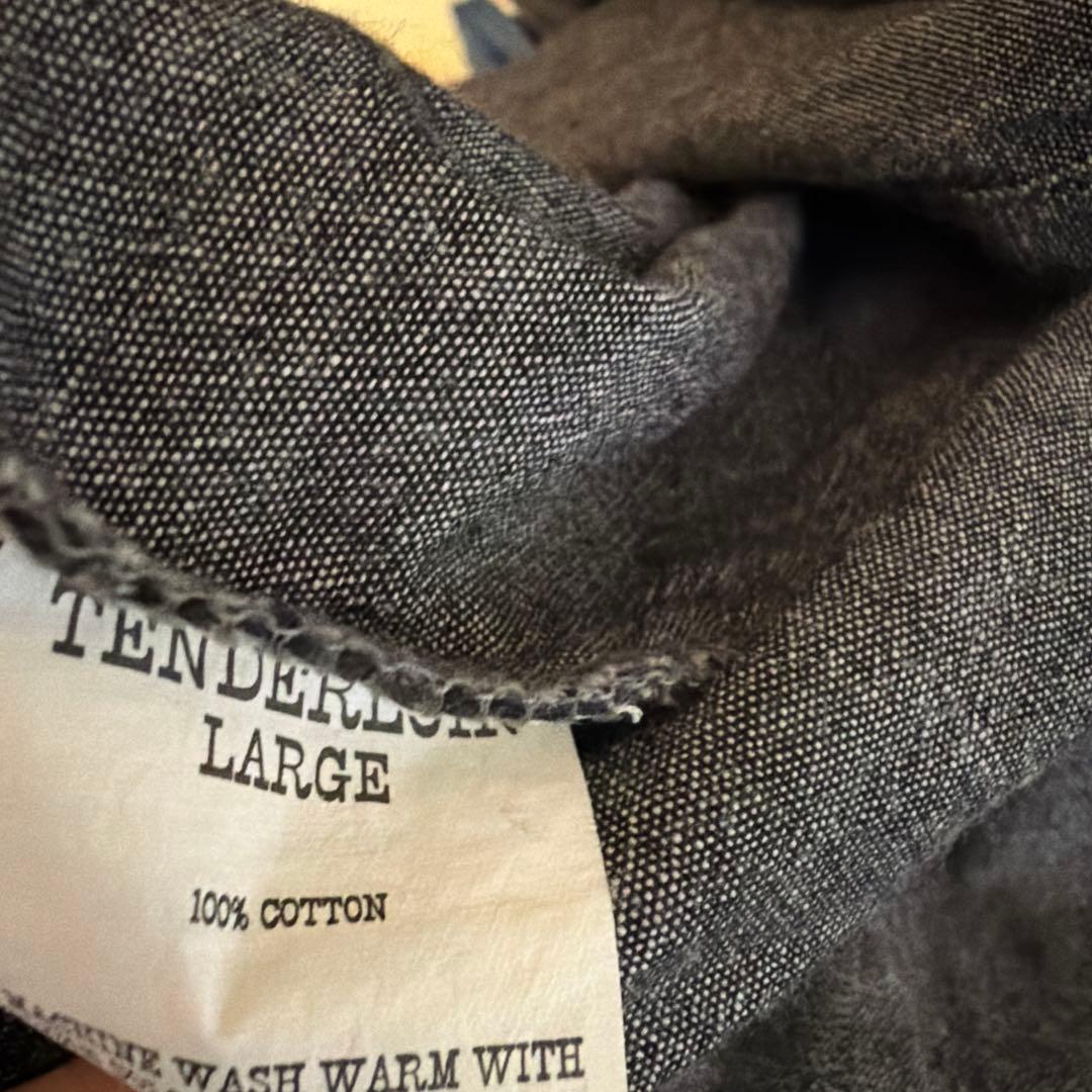 テンダーロイン　シャンブレー　ハイネック　シャツ　 　サイズL