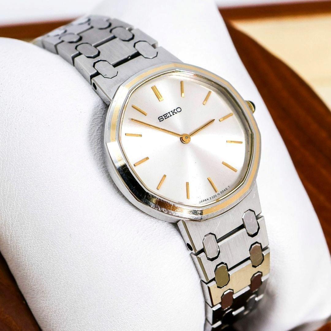 稼働 SEIKO アシエ ジェラルド ジェンタ 腕時計 オクタゴン 1263