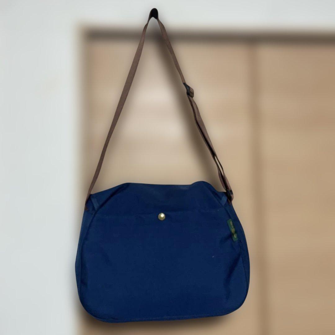 希少フランス製【エルベシャプリエ】廃盤メッセンジャーバッグ ショルダー フラップ