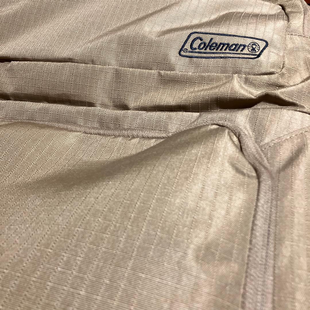 【新品未使用未開封】Colemanベージュナイロンキャリーカート 中型