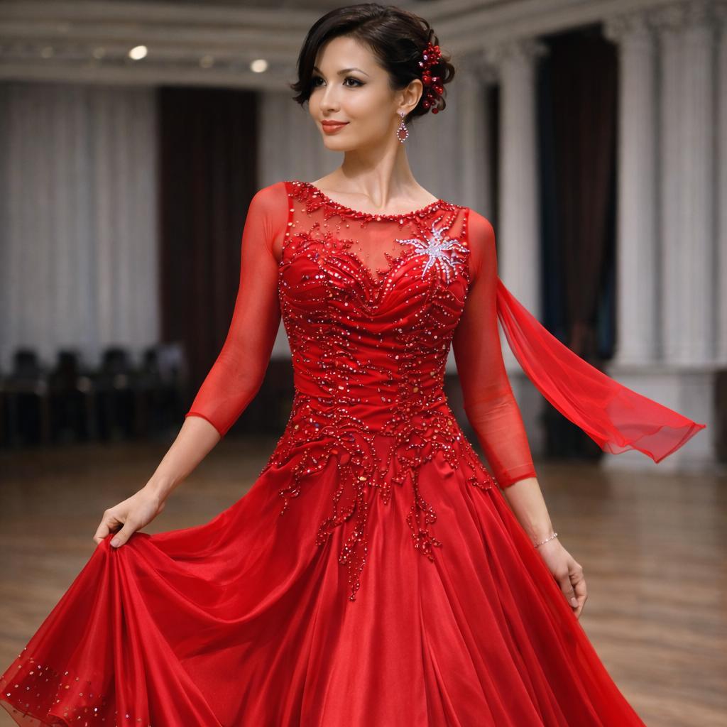 c*b様 【美品】Chacott　社交ダンス ロングドレス 豪華ビジュー装飾 長