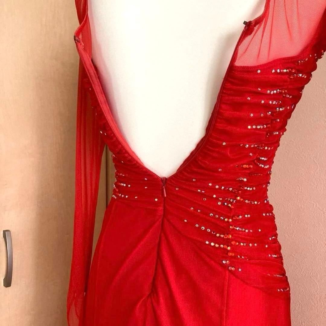 c*b様 【美品】Chacott　社交ダンス ロングドレス 豪華ビジュー装飾 長