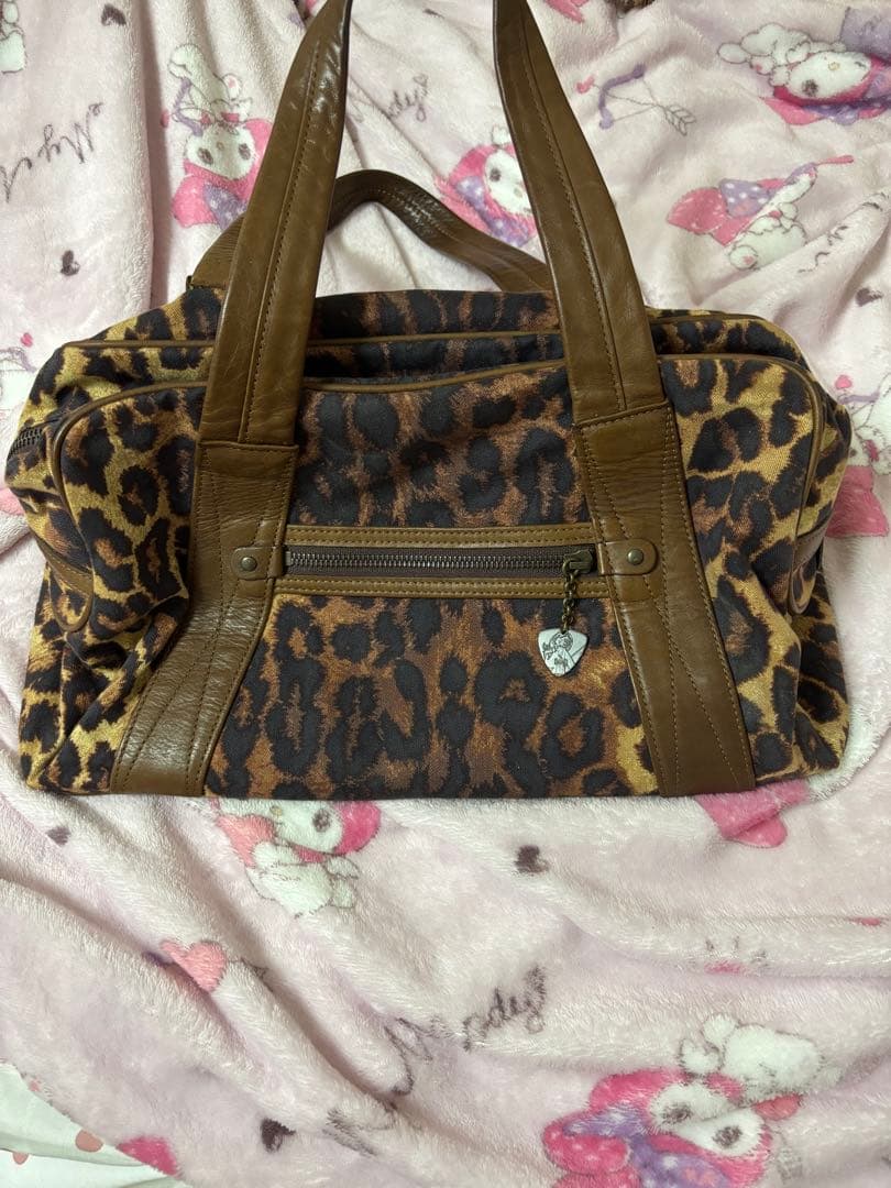 ヒステリックグラマー ヒョウ柄 ボストンバッグ