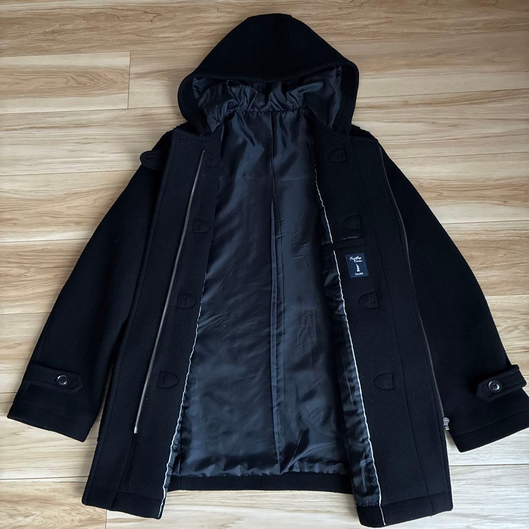 【美品】EAST BOY Venus ダッフルコート11号〈アンゴラ混〉ネイビー