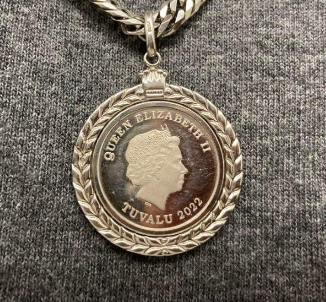 専用出品。プラチナネックレストップ。ペンダント 1/5オンス