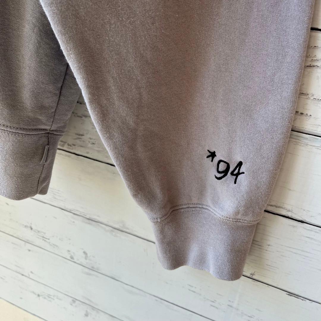 【XXL相当】シュプリームスウェット【グレー】ワンポイントロゴ⭐︎トレーナー