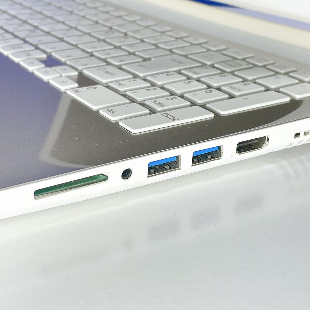 動画視聴や書類作成に最適✨快適SSDカメラ付ノートパソコンWindows11薄型