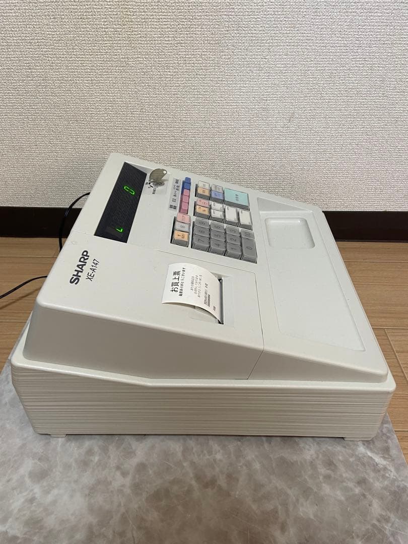 美品シャープレジスター　XE-A147　PC連携売上管理フル　622261