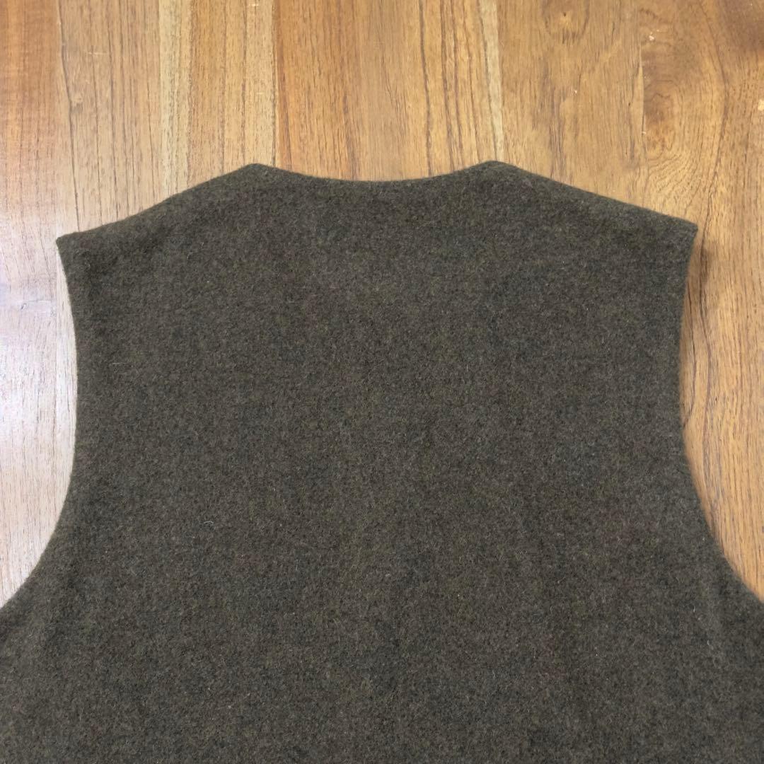 【美品】confect nestrobe ウールモッサークルーネックベスト