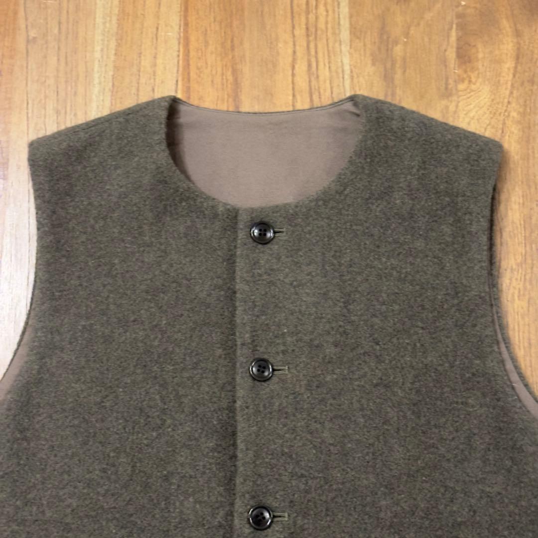 【美品】confect nestrobe ウールモッサークルーネックベスト