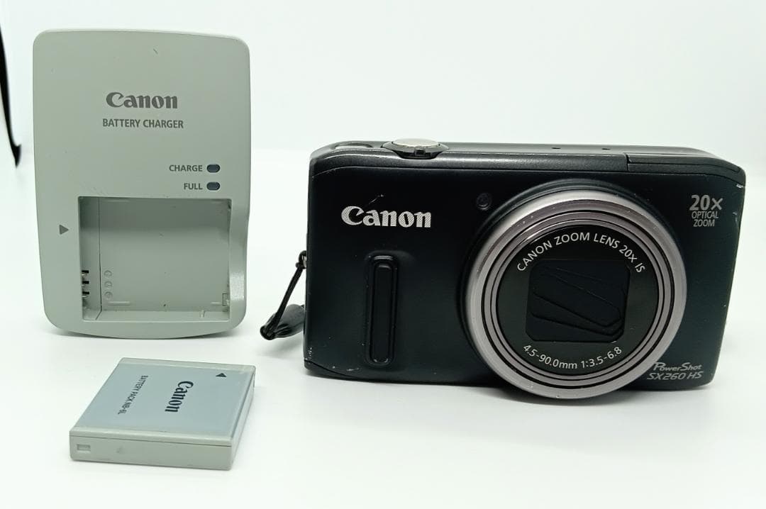 Canon PowerShot SX260 HS 12.1MP 充電器付き