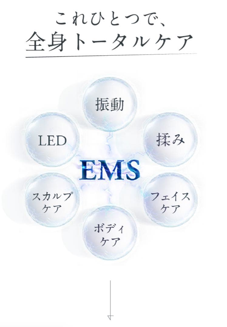 【美品】NIPLUX EMS LED ヘッドスパ　美顔器　マッサージお値下げ！