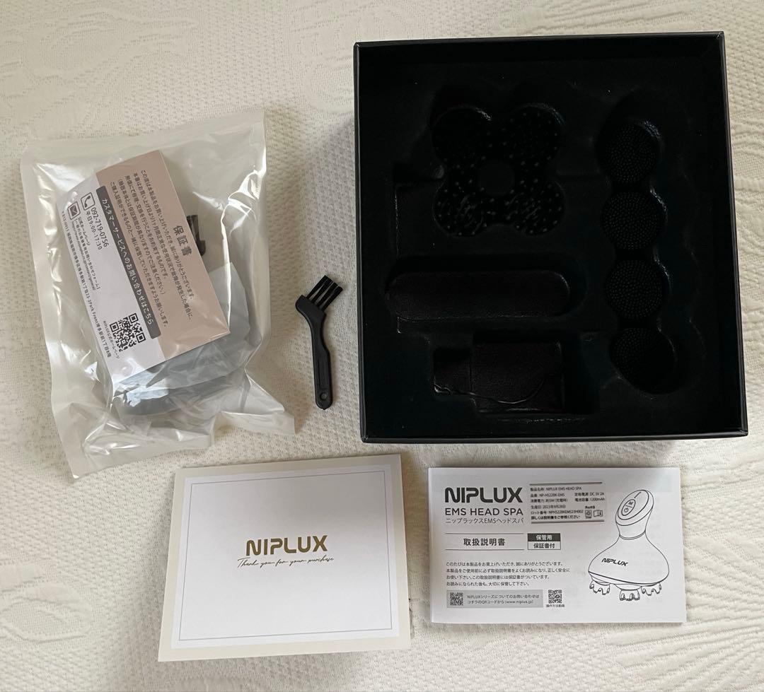 【美品】NIPLUX EMS LED ヘッドスパ　美顔器　マッサージお値下げ！