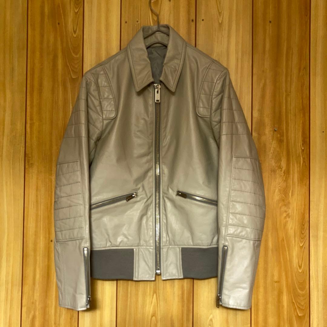 美品　UNDERCOVERISM パデッドレザージャケット　H4202-1