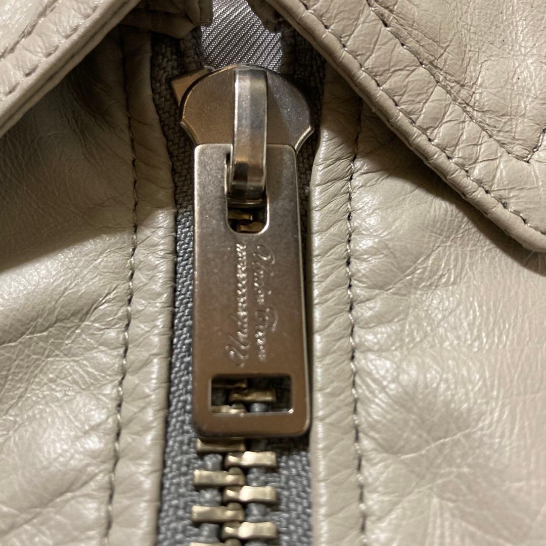 美品　UNDERCOVERISM パデッドレザージャケット　H4202-1