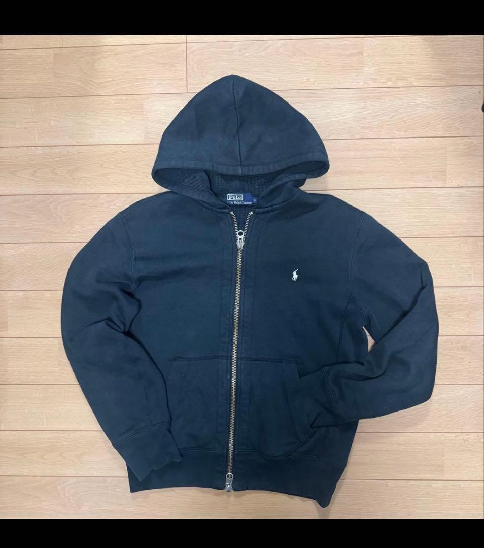 Polo by Ralph Lauren ネイビー パーカー L