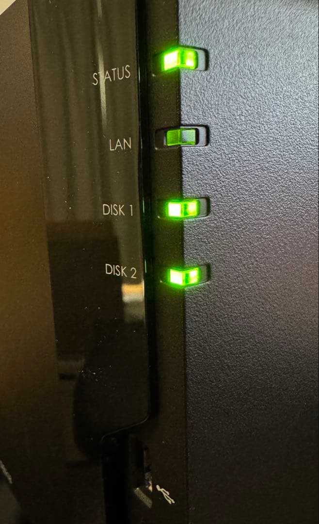 Synology DS218 NAS IronWolf 8TB×2 16TB