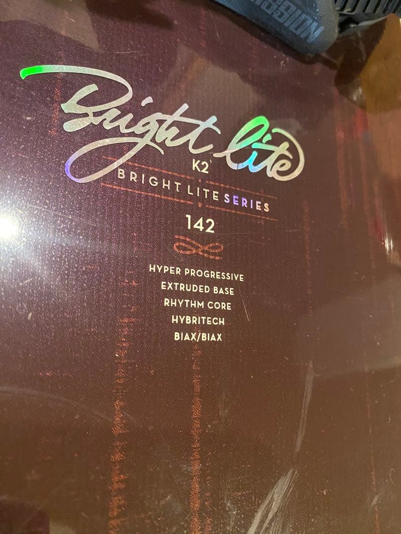 K2 Bright Lite 142 スノーボード ビンディング付き