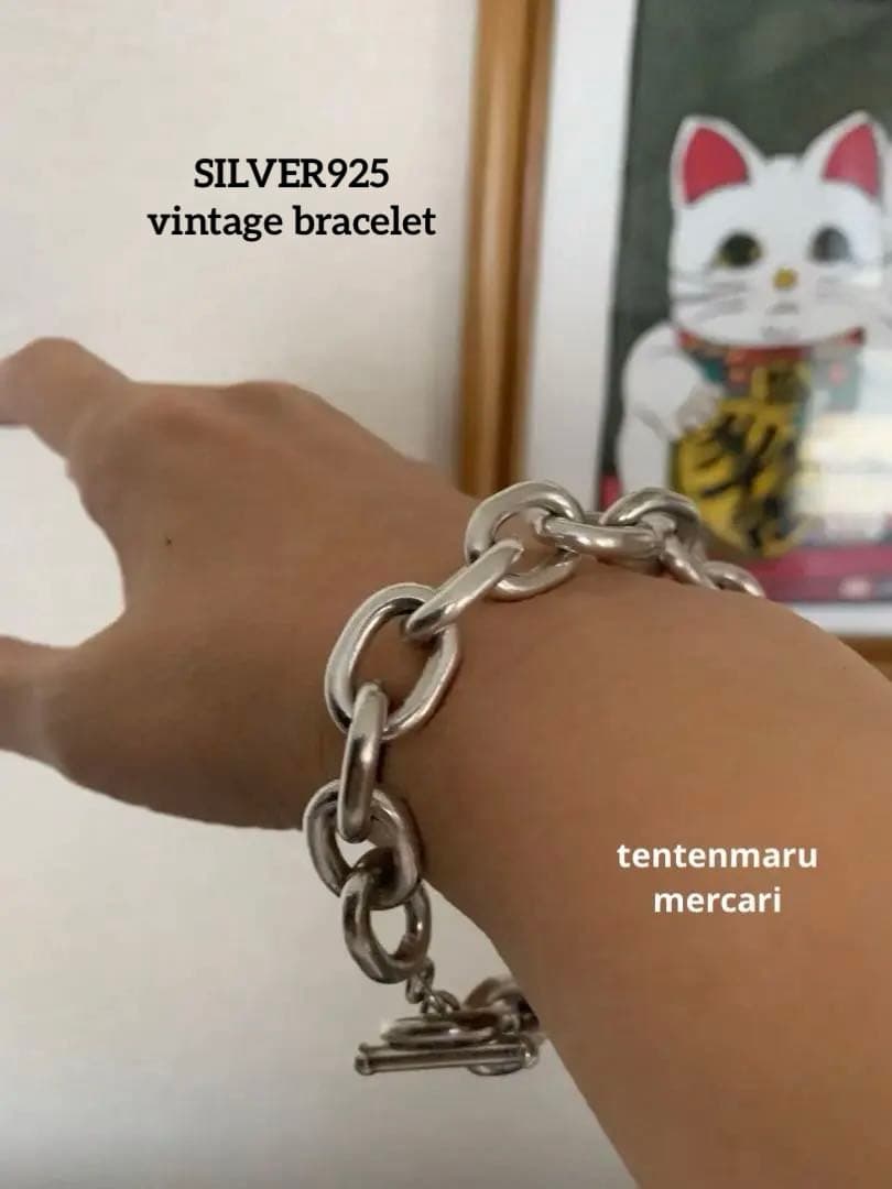 S*o様 MDM ☆シルバー925☆90's ヴィンテージ ブレスレット☆68.