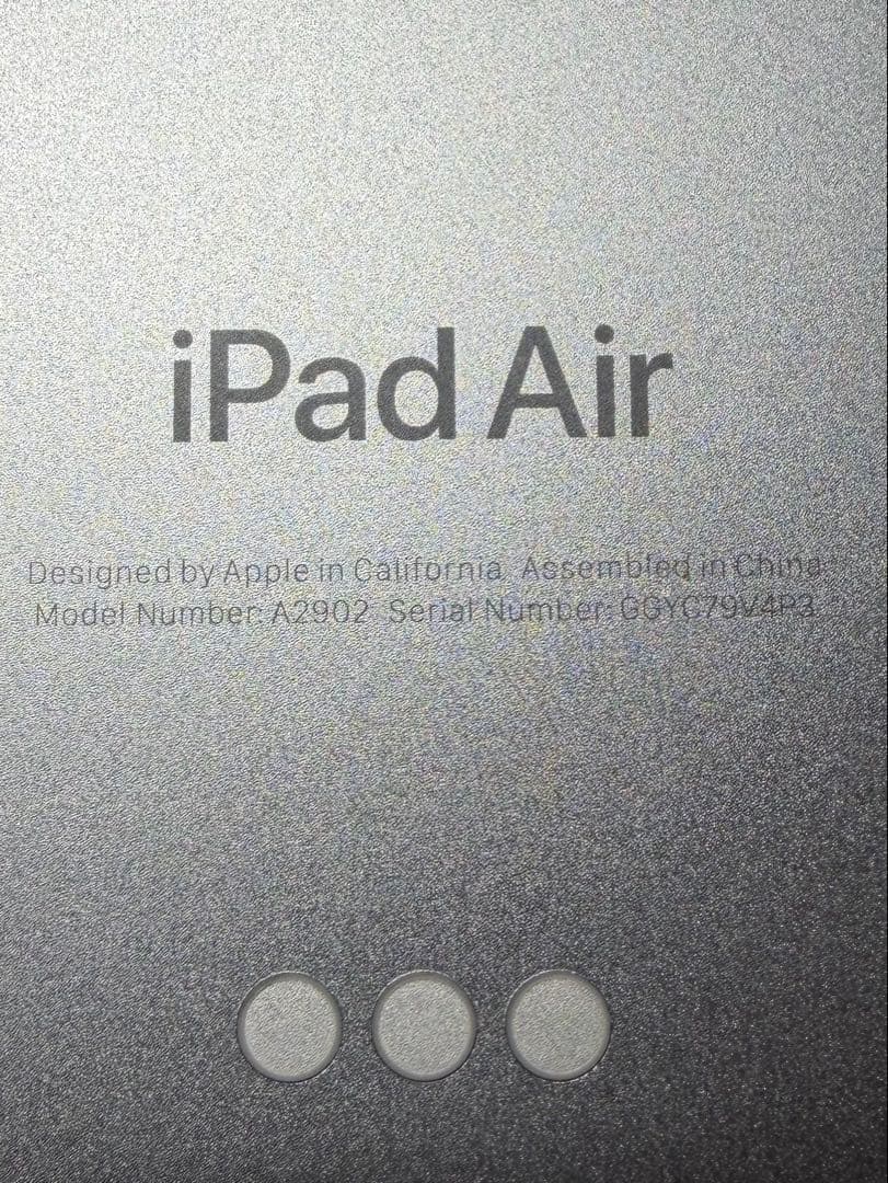 [ジャンク品] iPad Air 11インチ(M2) Wi-Fiモデル128GB