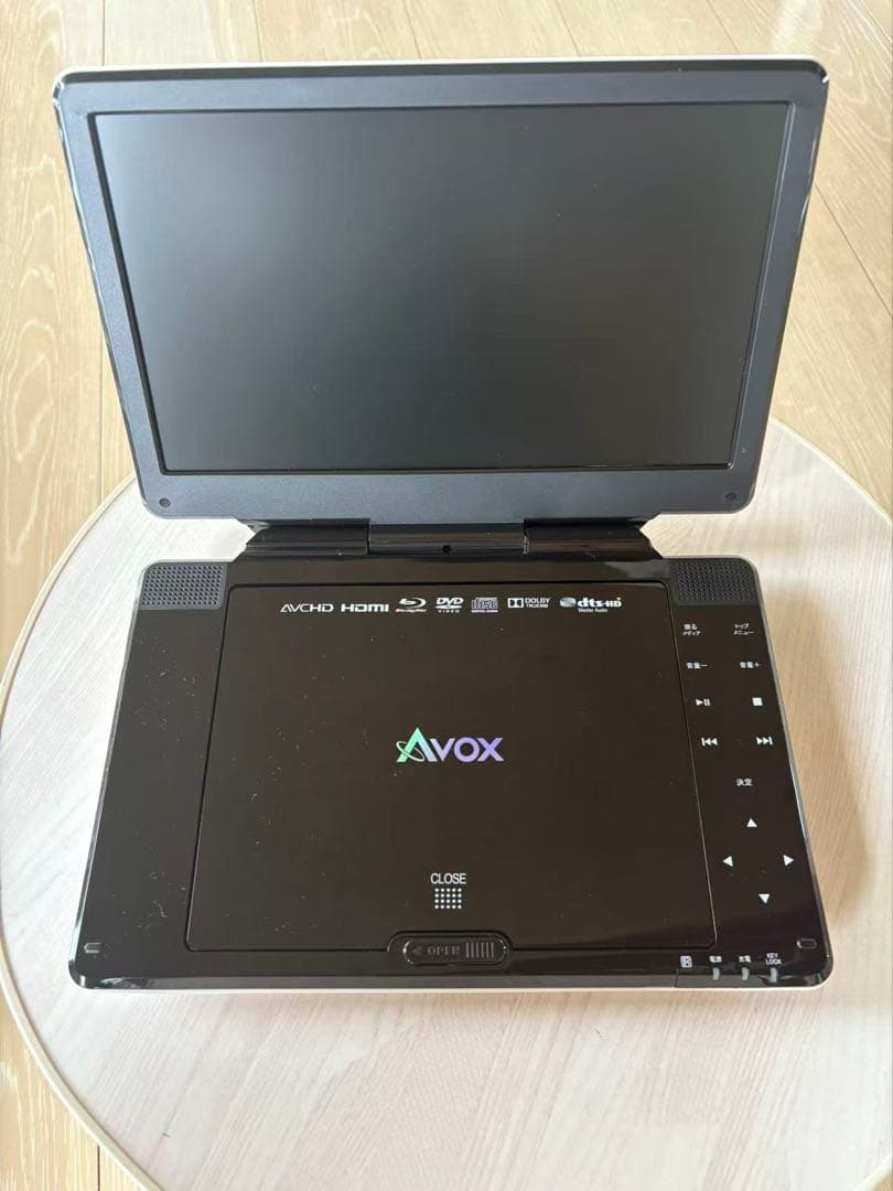 AVOX ポータブルBD/DVDプレーヤー　APBD-1030HW（美品）