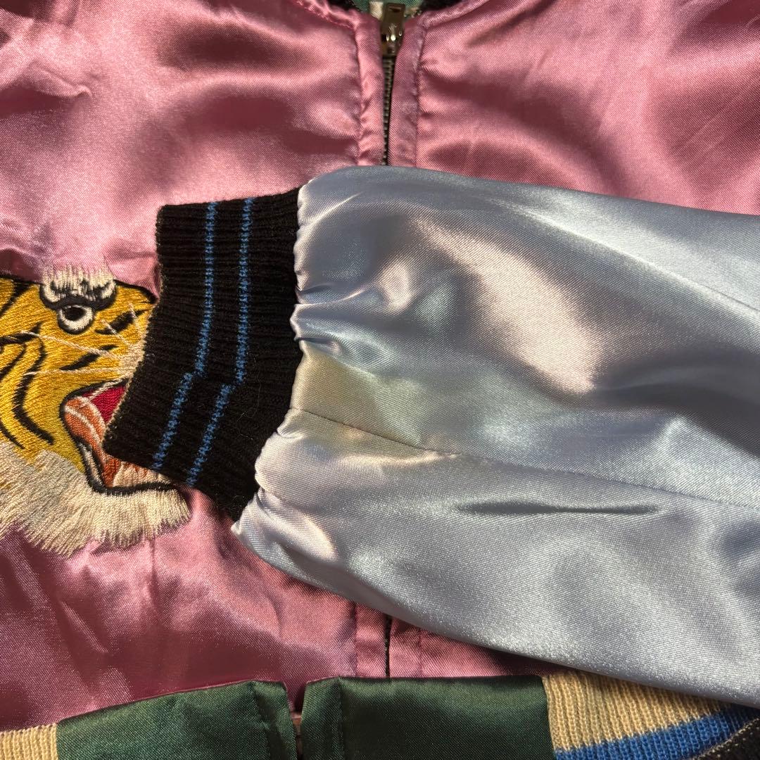 TAILOR 東洋 スカジャン リバーシブル 顔虎 龍 L TT10841