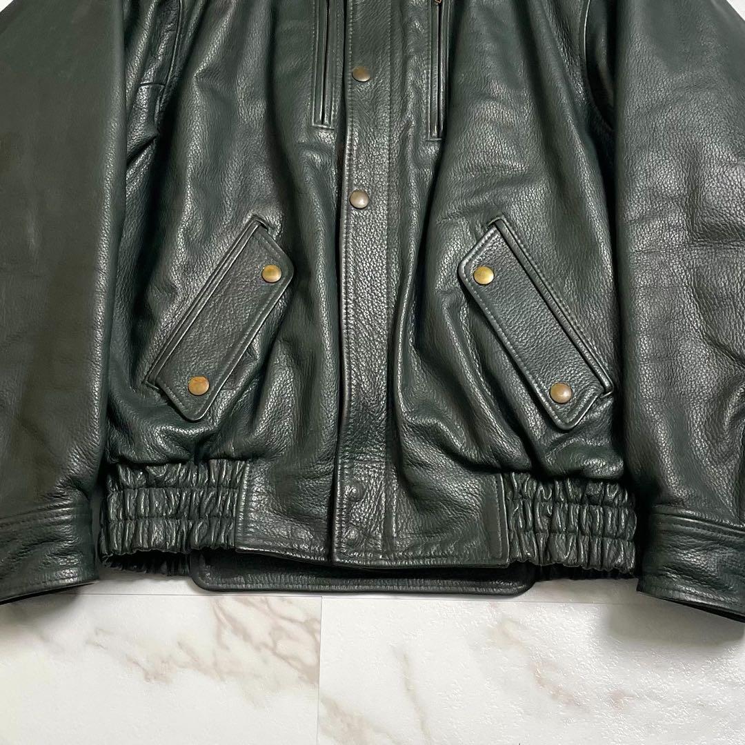 【美品✨】PAIR SLOPE 2way ライダースジャケット ライナー 緑