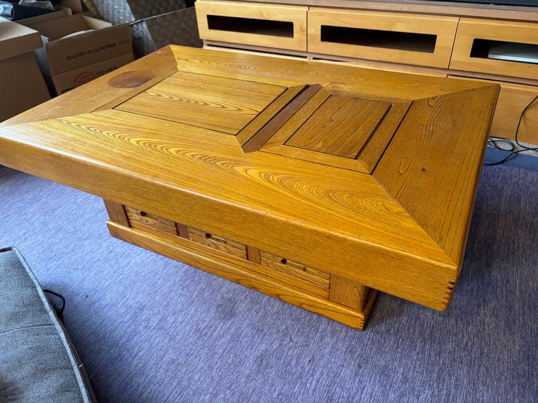 ウサちゃん　囲炉裏　関西火鉢　座卓　木製 ローテーブル 和室 テーブル