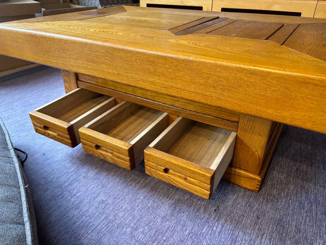 ウサちゃん　囲炉裏　関西火鉢　座卓　木製 ローテーブル 和室 テーブル