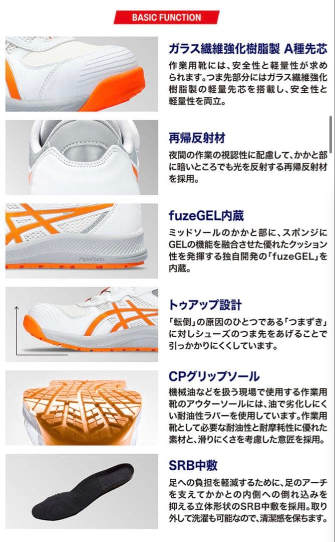 aasics ウィンジョブ® CP219 BOA®