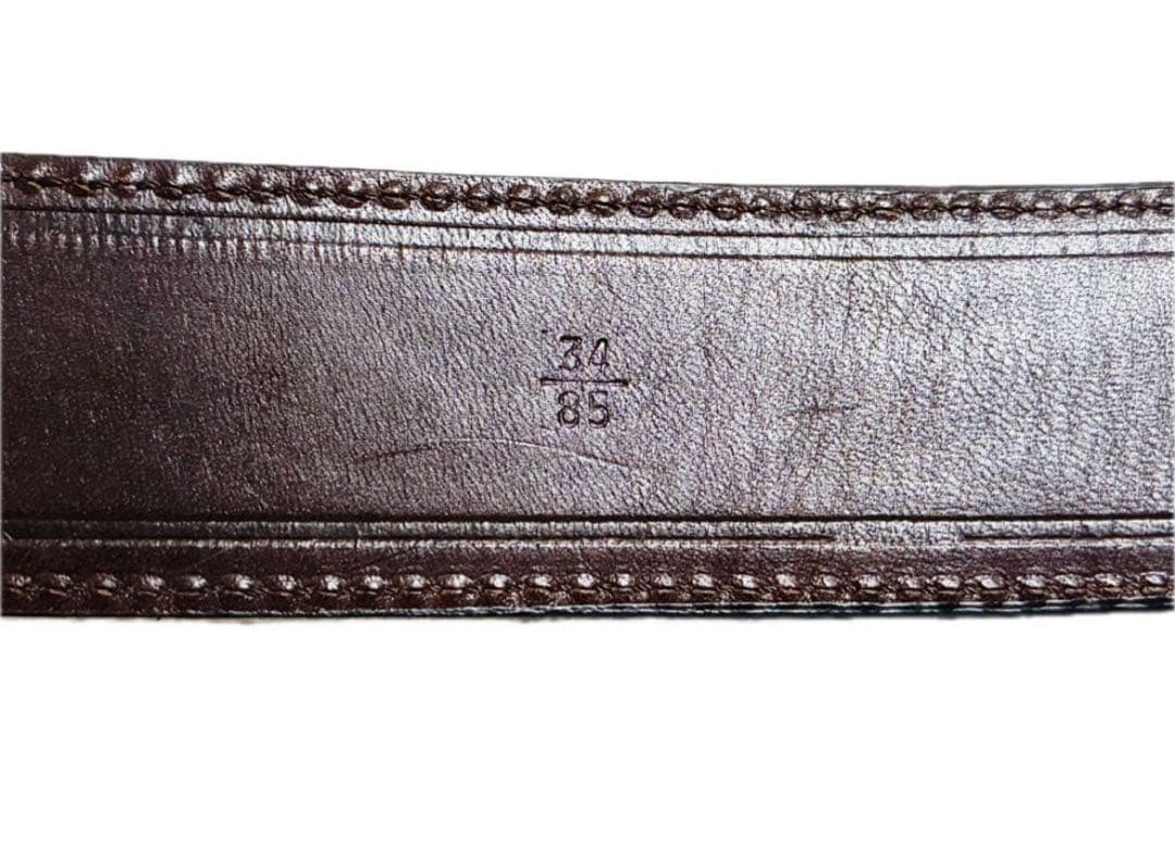 【美品】ETRO エトロ　レザーベルト　ペイズリー　　パープル　スエード