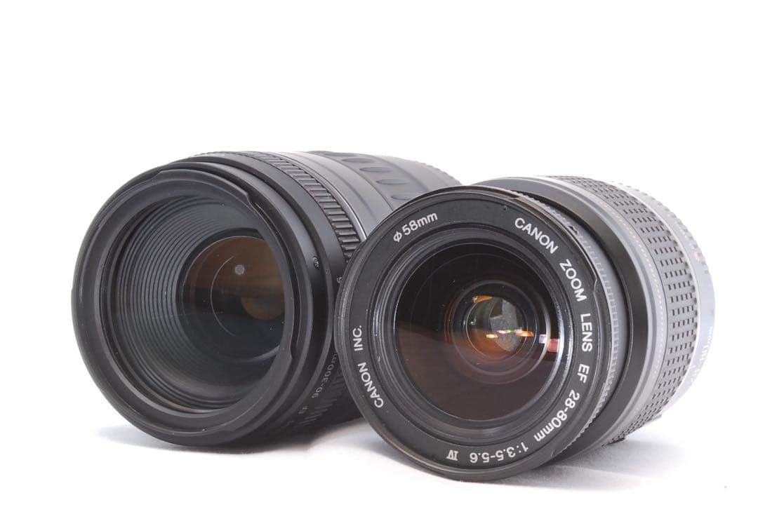 Canon Kiss X2/一眼レフカメラ/超望遠レンズ付Wレンズ/入門機