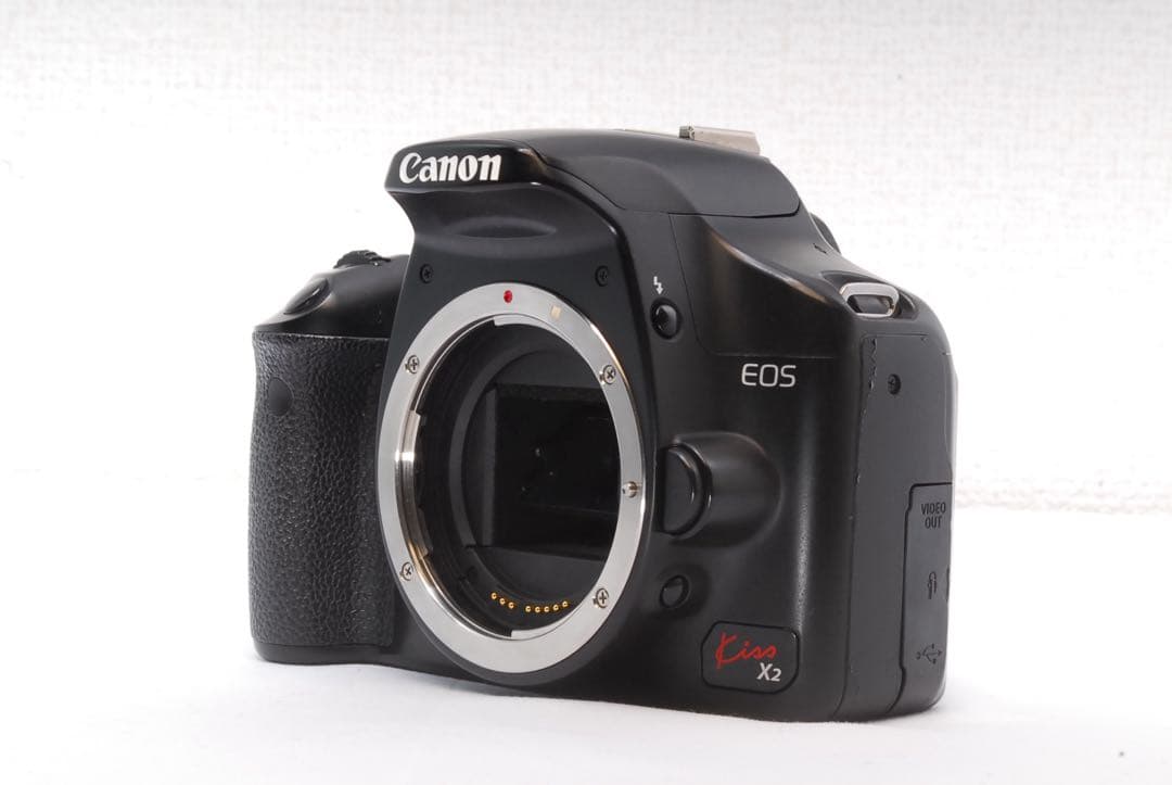 Canon Kiss X2/一眼レフカメラ/超望遠レンズ付Wレンズ/入門機
