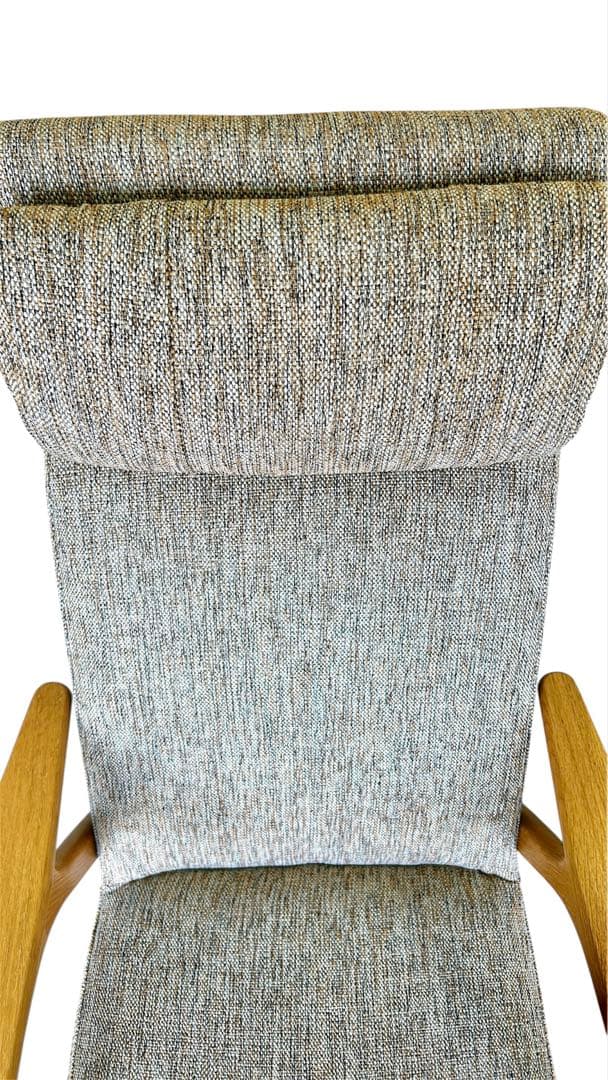 【美品】UNICO ウニコ HESTA ラウンジチェア ブラウンミックス