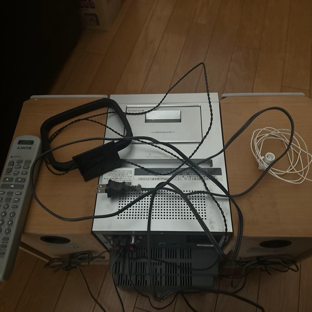 【ジャンク品】SONYソニー CD/MDコンポ CMT-J100