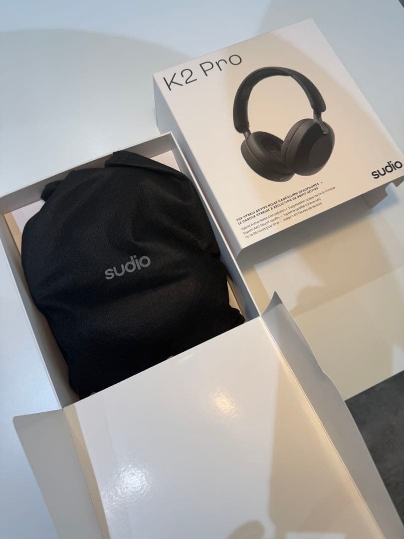 sudio K2 ワイヤレスヘッドホン ブラック