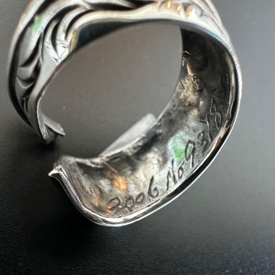 BIG HAND フェザー シルバー×K18 リング19号