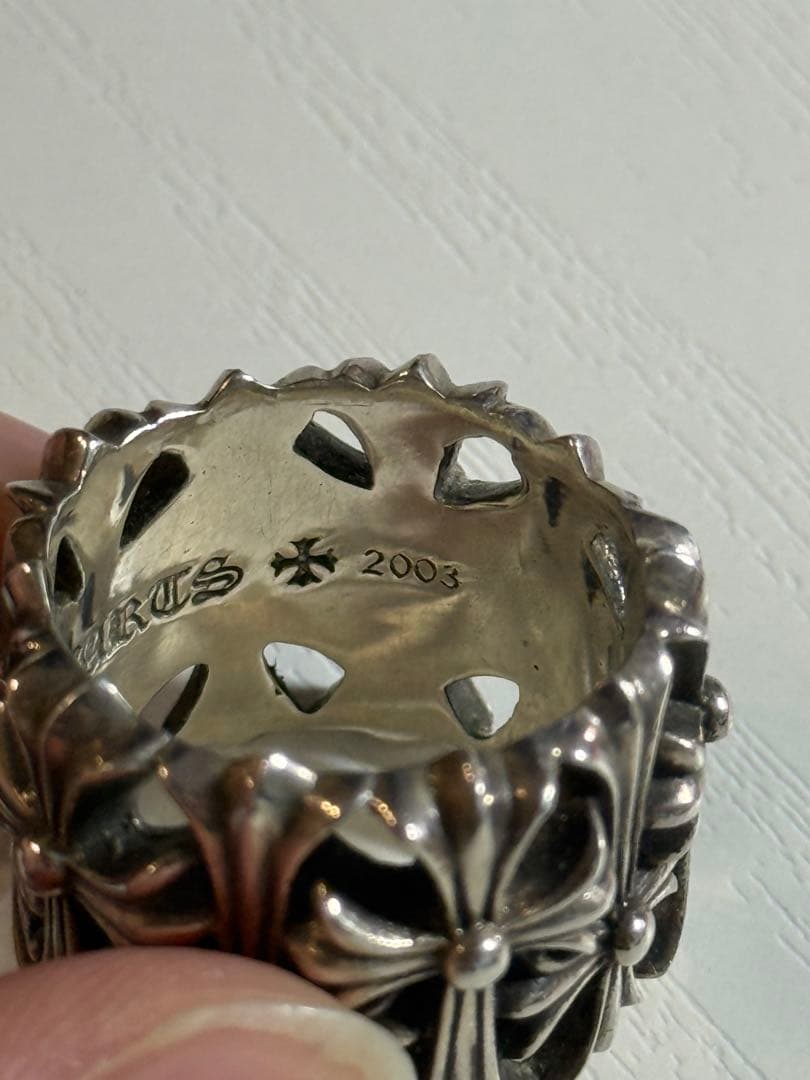 maaaakun クロムハーツ セメタリークロスリング インボイス原本付