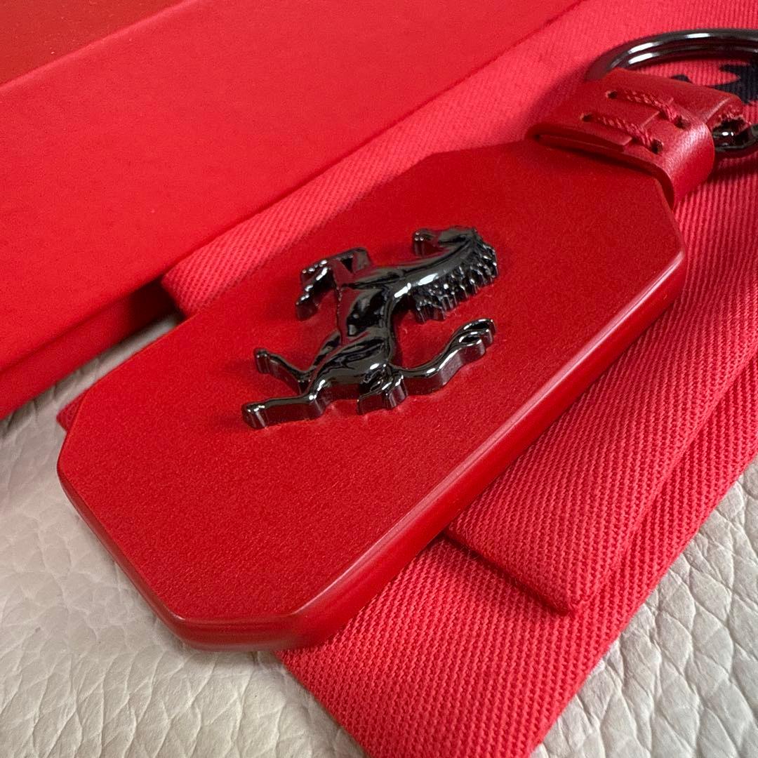 フェラーリ オフィシャル レザー キーホルダー Ferrari