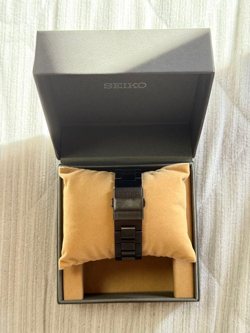 SEIKO SBTM325ソーラー電波 オールブラック