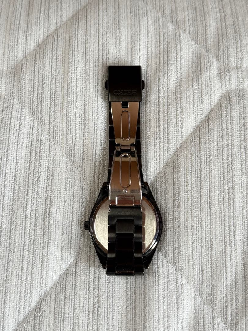 SEIKO SBTM325ソーラー電波 オールブラック