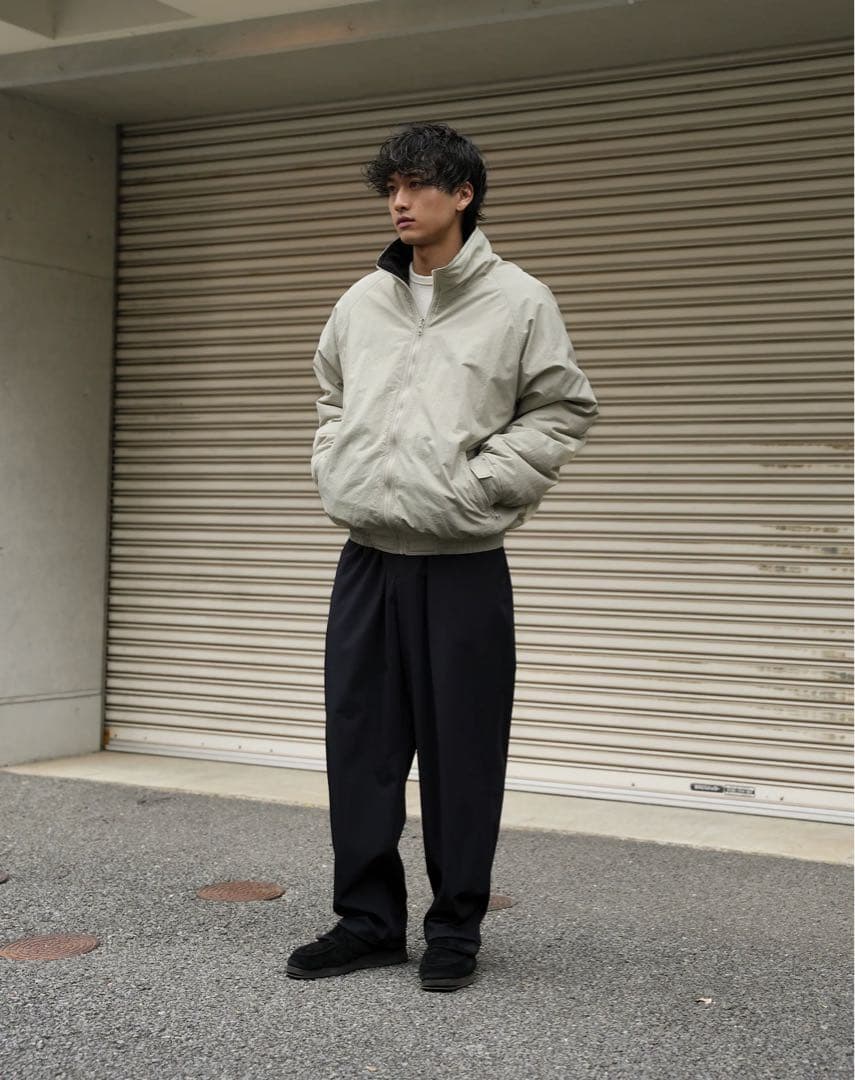 【BONBON】ナイロン　フリースジャケット