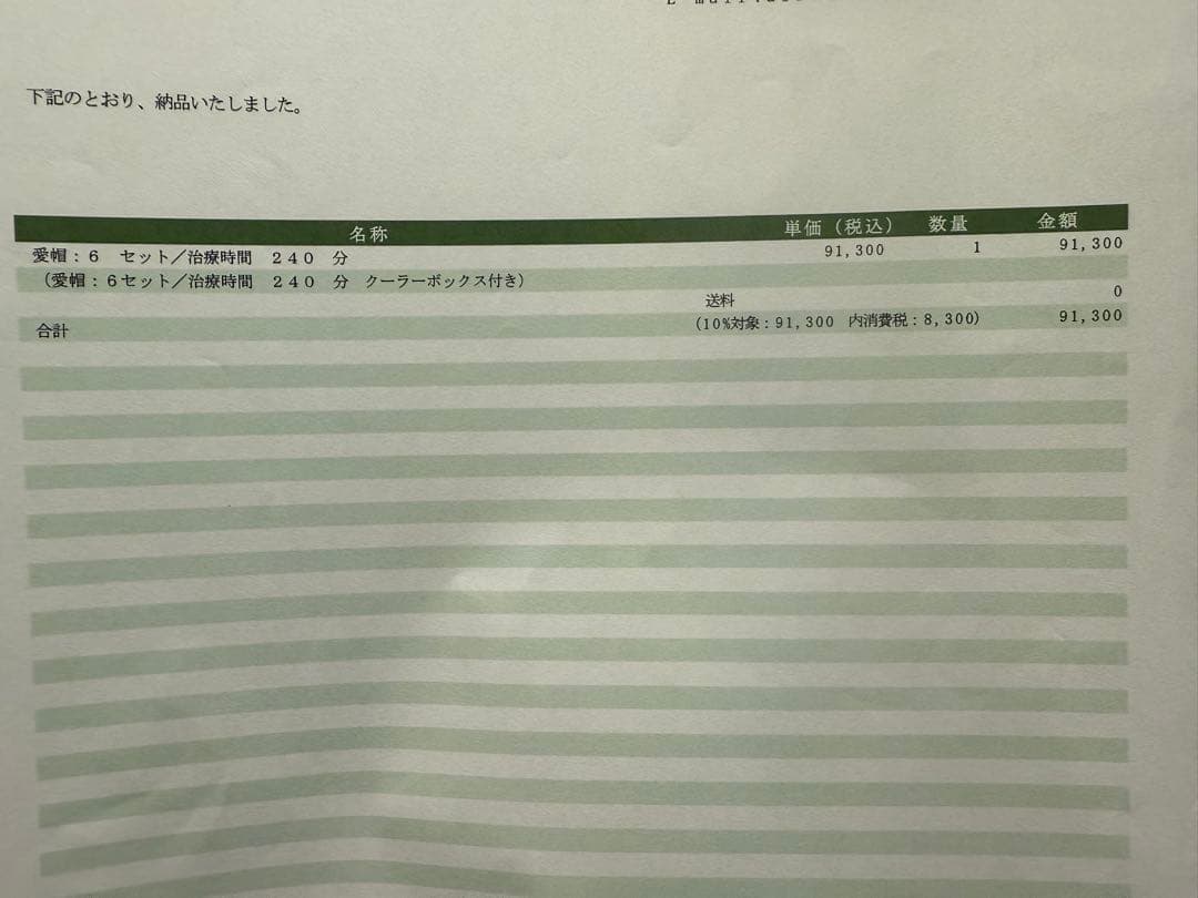 ICE JAPAN 愛帽6時間　（クーラーボックス付）