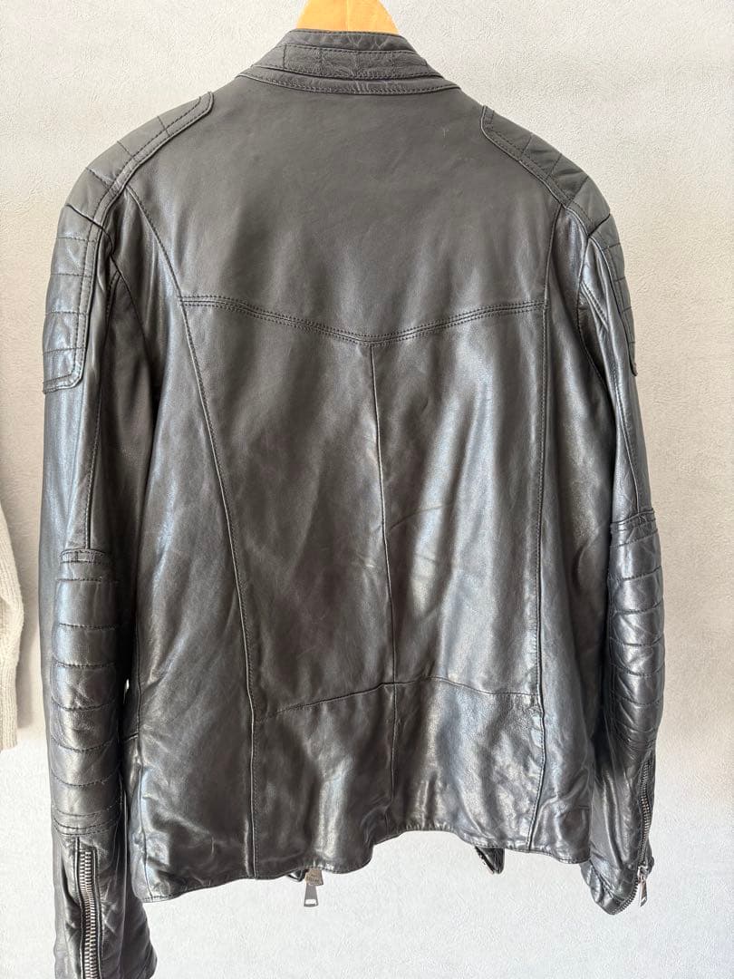 Giorgio Erato シングルライダースジャケット 46サイズ