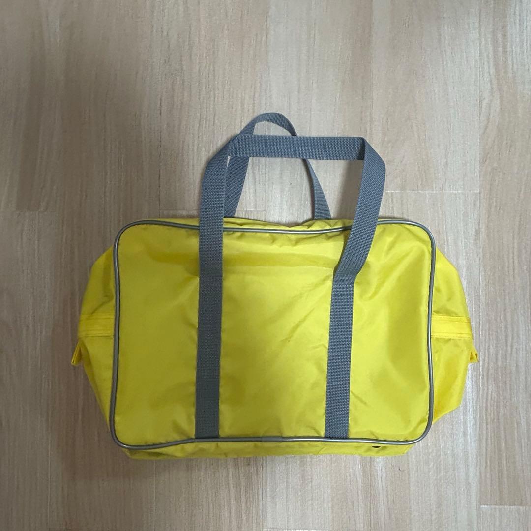 黄色 ワッぺ スクールバッグ スクバ