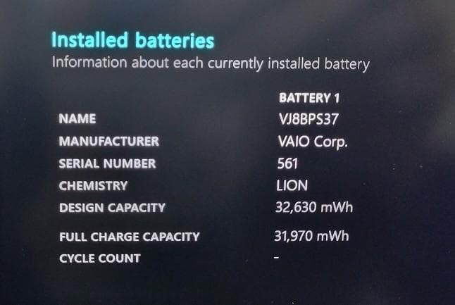 Windowsノート本体 VAIO VJPB111C11N I3 4GB SSD128GB Win11