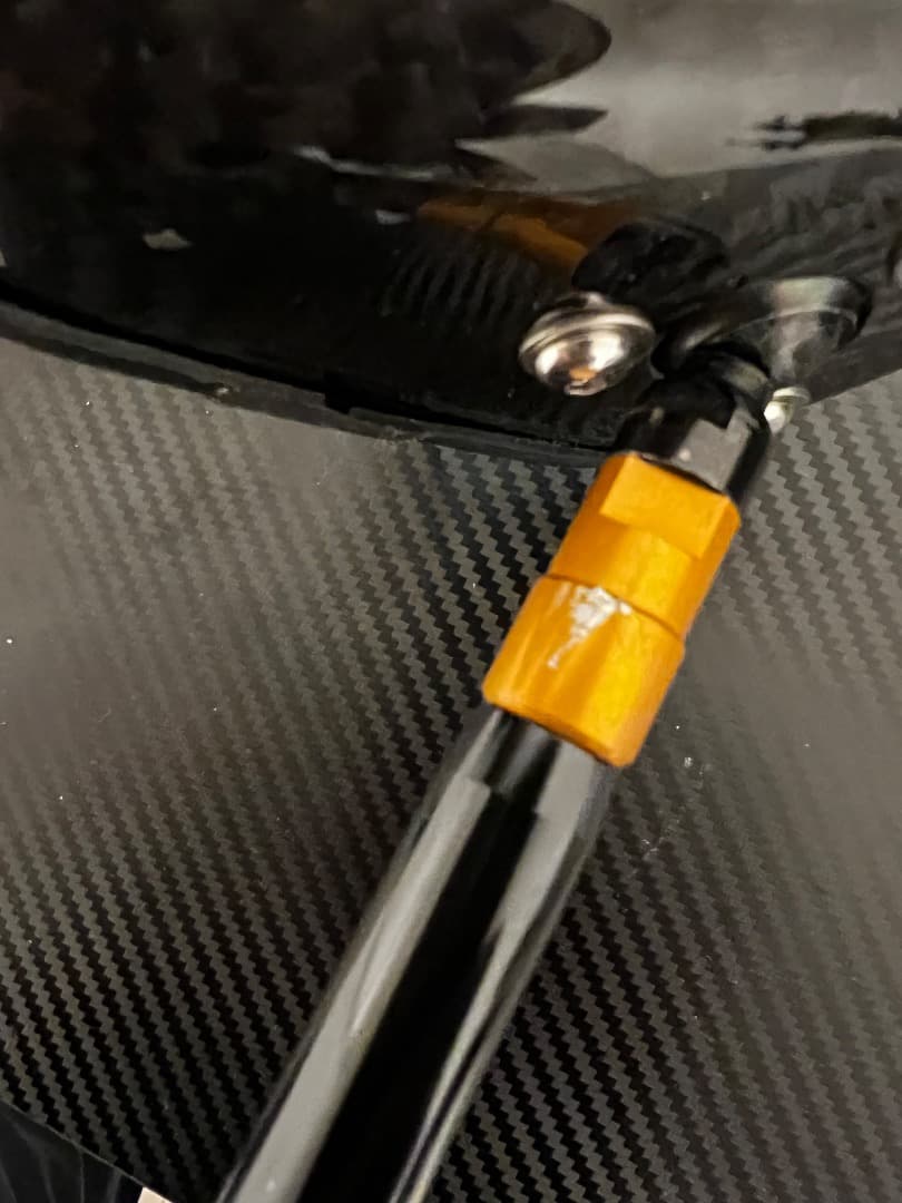 希少 A-TECH エーテック　カーボンミラー