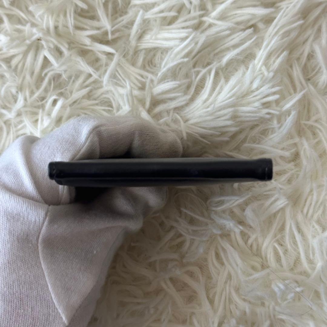 ✨️美品✨️ モンブラン マネークリップ 型押し レザー 黒 青 コンパクト