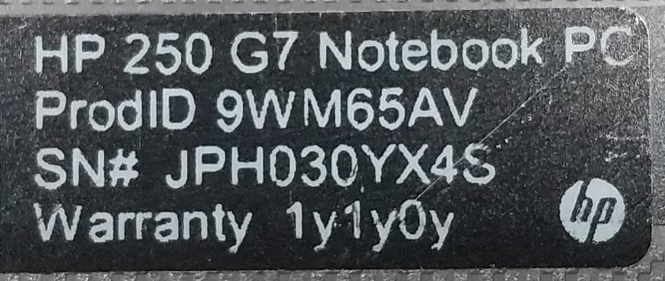 HP 250 G7 8世代 i3 Win11 8GB Office付き
