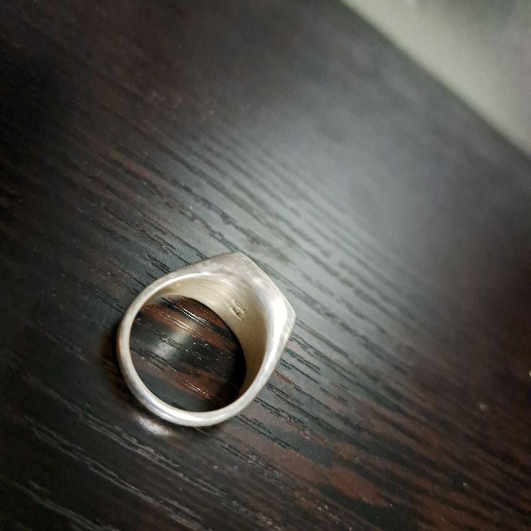 PRY シルバー スクエアリング　7号